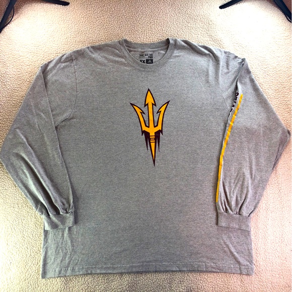 adidas Other - Arizona State Sun Devils Adidas Gray Long Sleeve T-Shirt